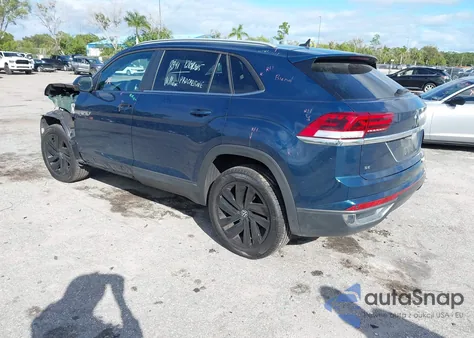 2022 Volkswagen Atlas Cross Sport 2.0T Se W/Technology z USA, uszkodzony, nr VIN 1V2JC2CA1NC231392